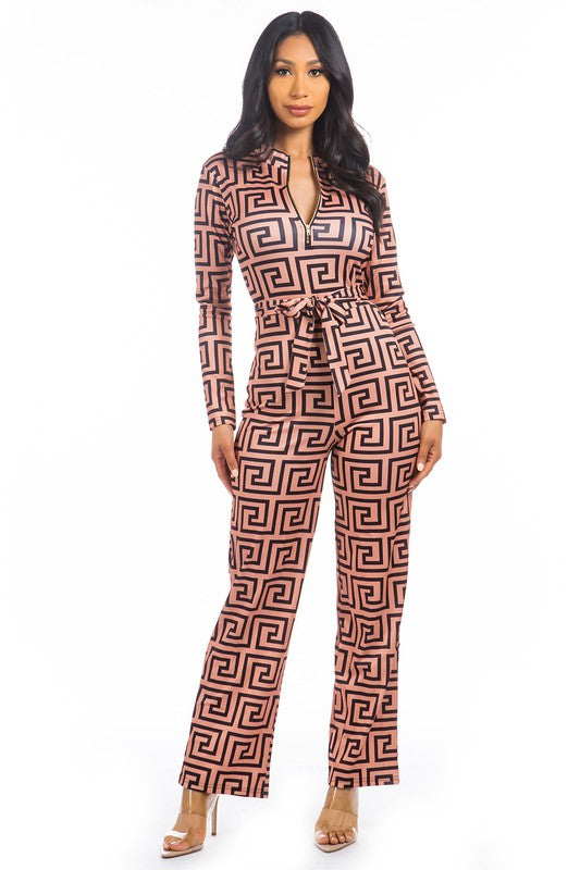 Chic Multi-Print Sexy Jumpsuit