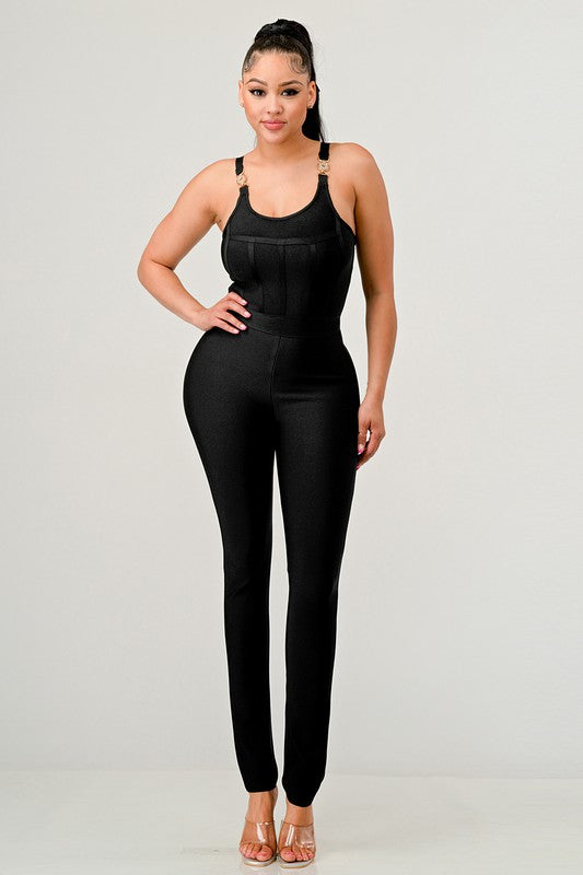 BANDAGE JUMPSUIT