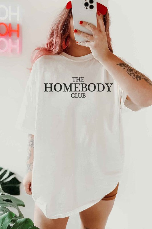 THE HOMEBODY CLUB OVERSIZED GRAPHIC TEE