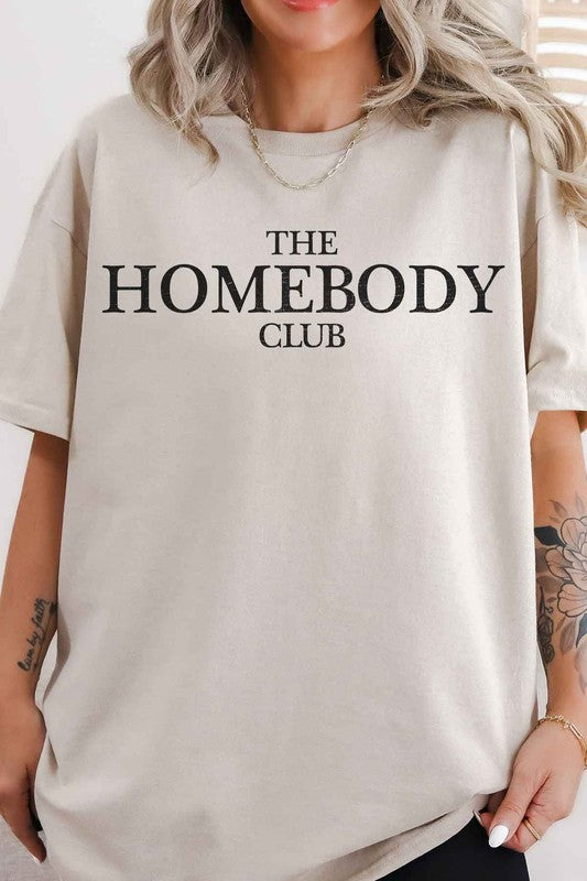 THE HOMEBODY CLUB OVERSIZED GRAPHIC TEE