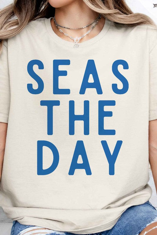 SEAS THE DAY GRAPHIC TEE