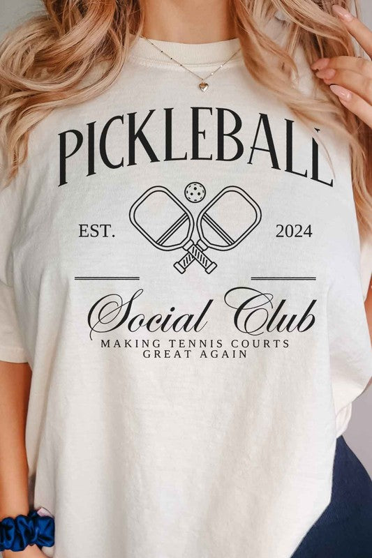 PICKLEBALL SOCIAL CLUB GRAPHIC TEE