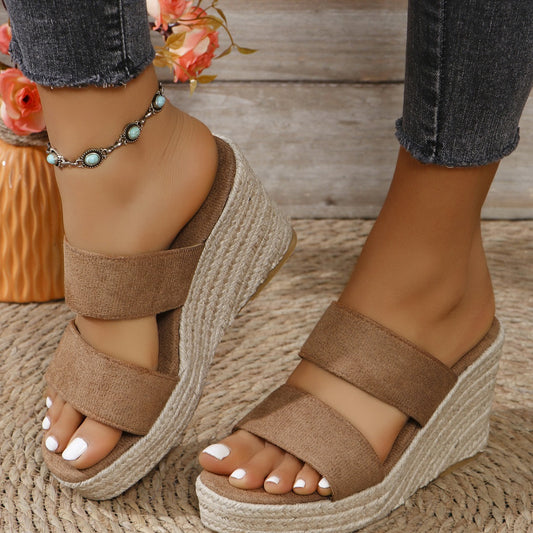 Open Toe Wedge Sandals