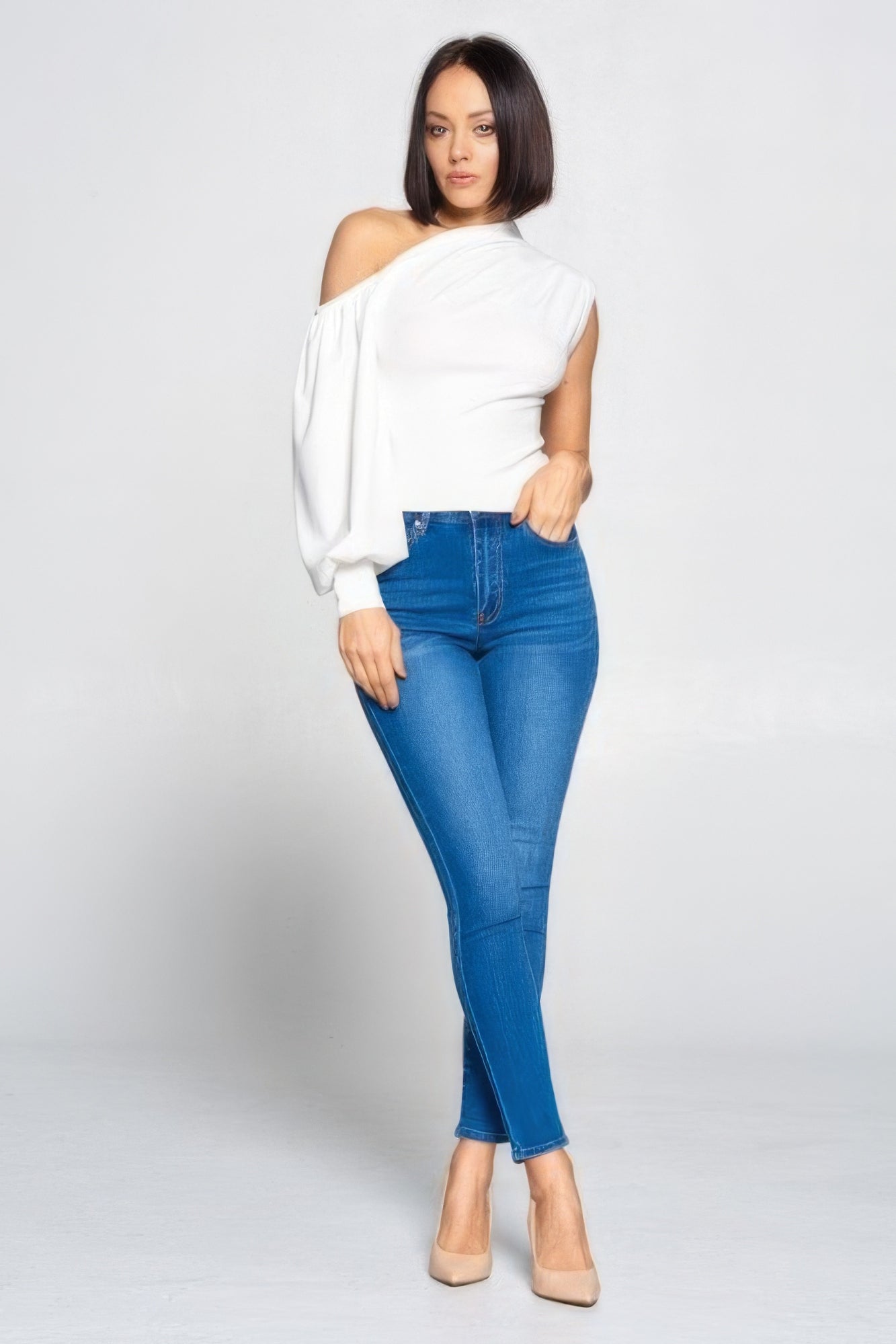 Ladies One-shoulder Top